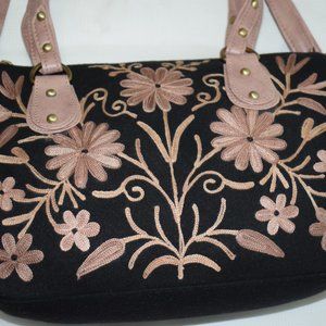 Black Purse with handwork